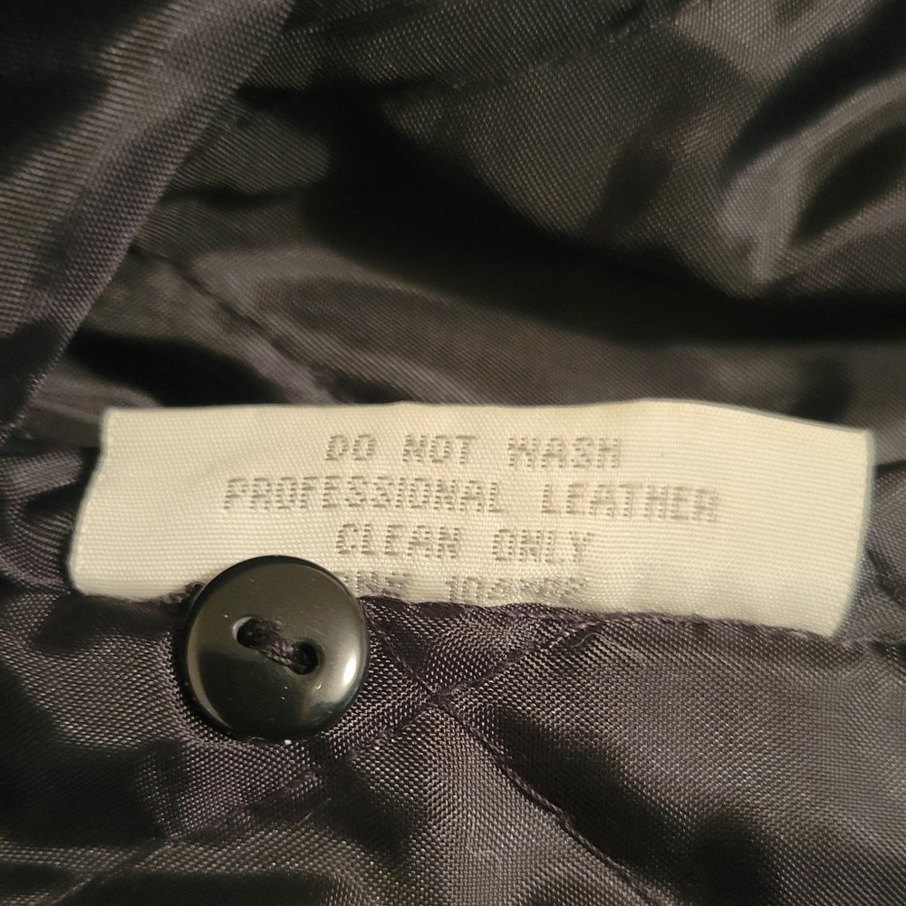 Men's Genuine Vintage leather jacket - Picture 6 of 12